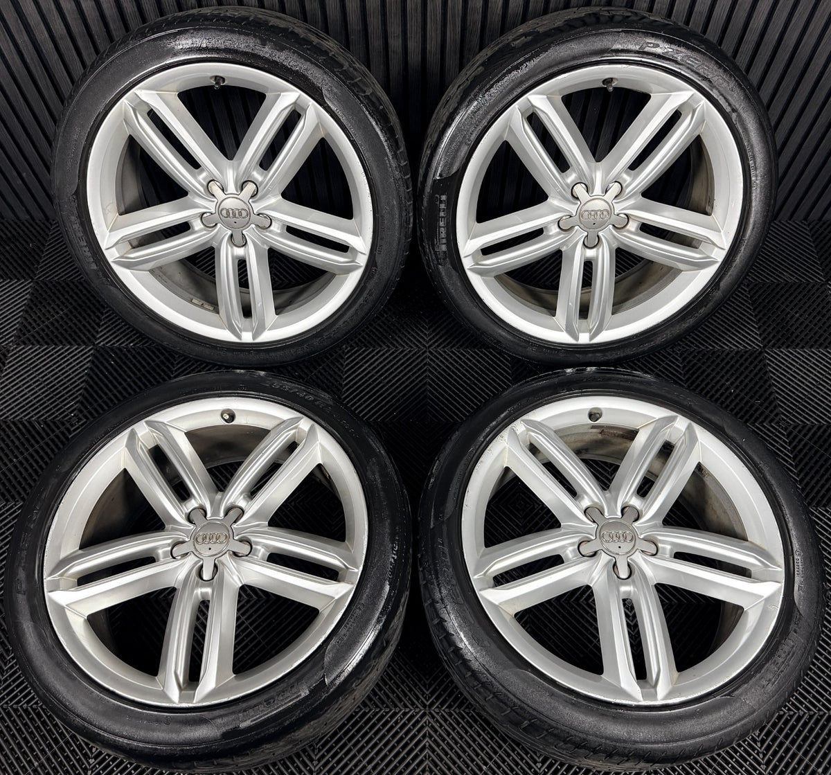 20'' GENUINE AUDI A6 C7 4G ALLROAD S LINE ALLOYS WHEELS TYRES 4G9601025G