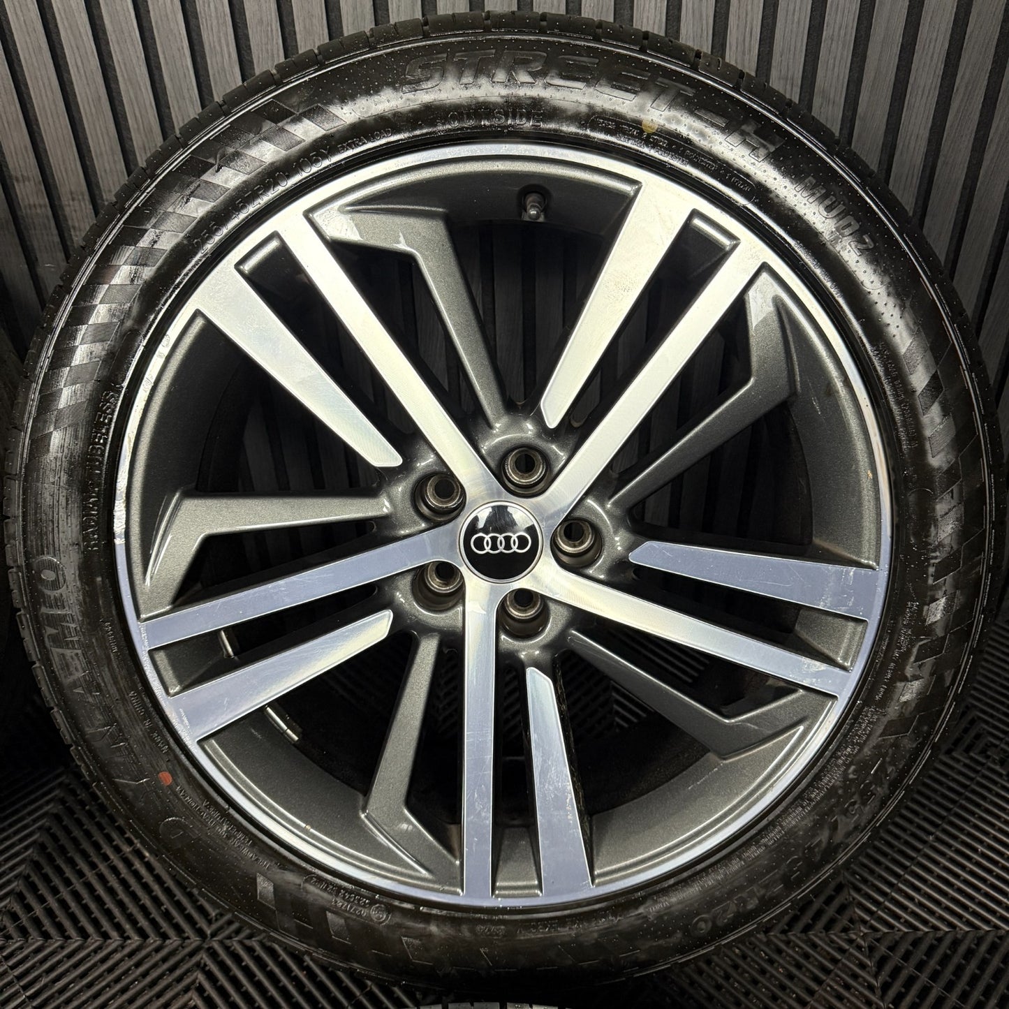 20'' GENUINE AUDI Q5 5 TRIPLE SPOKE SQ5 S LINE WHEELS TYRES ALLOYS 80A601025F