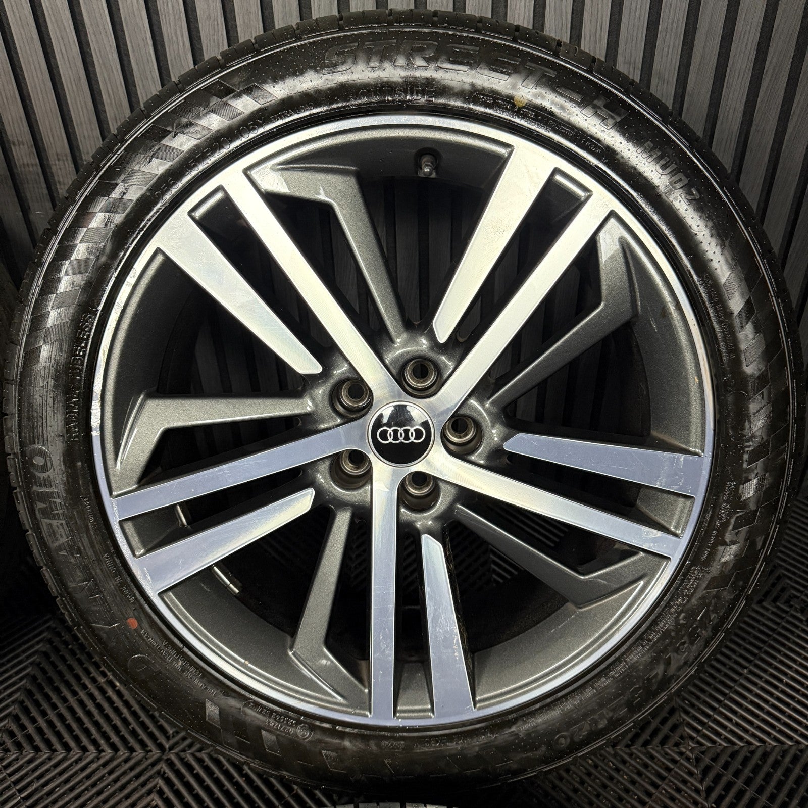 20'' GENUINE AUDI Q5 5 TRIPLE SPOKE SQ5 S LINE WHEELS TYRES ALLOYS 80A601025F