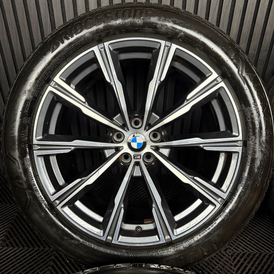 20'' GENUINE BMW X5 X6 G05 G06 740M SPORT ALLOYS WHEELS ALLOYS TYRES