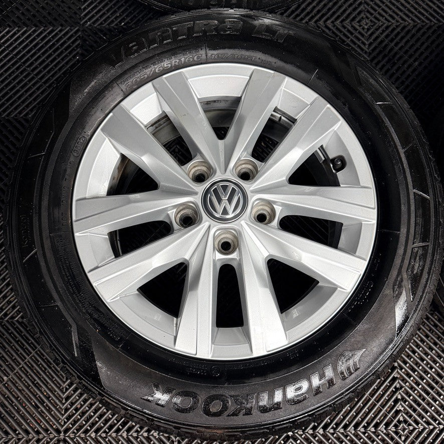 16'' VW Transporter T6 T6.1 T5 Caravelle Clayton Alloy Wheels Tyres Genuine