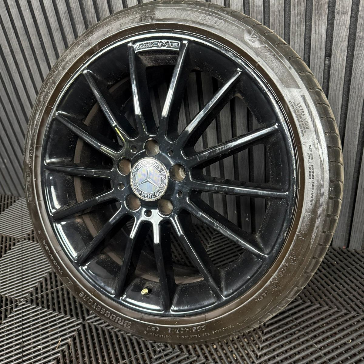1X 18'' Amg Mercedes A Class CLA Black Alloy Wheel A1764010200 W176 Genuine