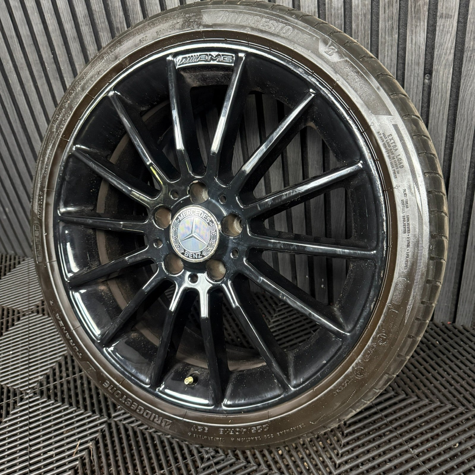 1X 18'' Amg Mercedes A Class CLA Black Alloy Wheel A1764010200 W176 Genuine
