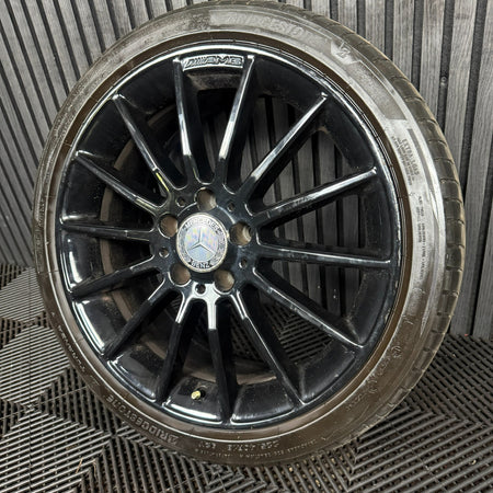 1X 18'' Amg Mercedes A Class CLA Black Alloy Wheel A1764010200 W176 Genuine