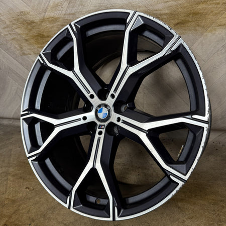 1X 21'' GENUINE BMW X5 X6 741 M SPORT 4 G05 G06 ALLOY WHEEL 8071999 REAR