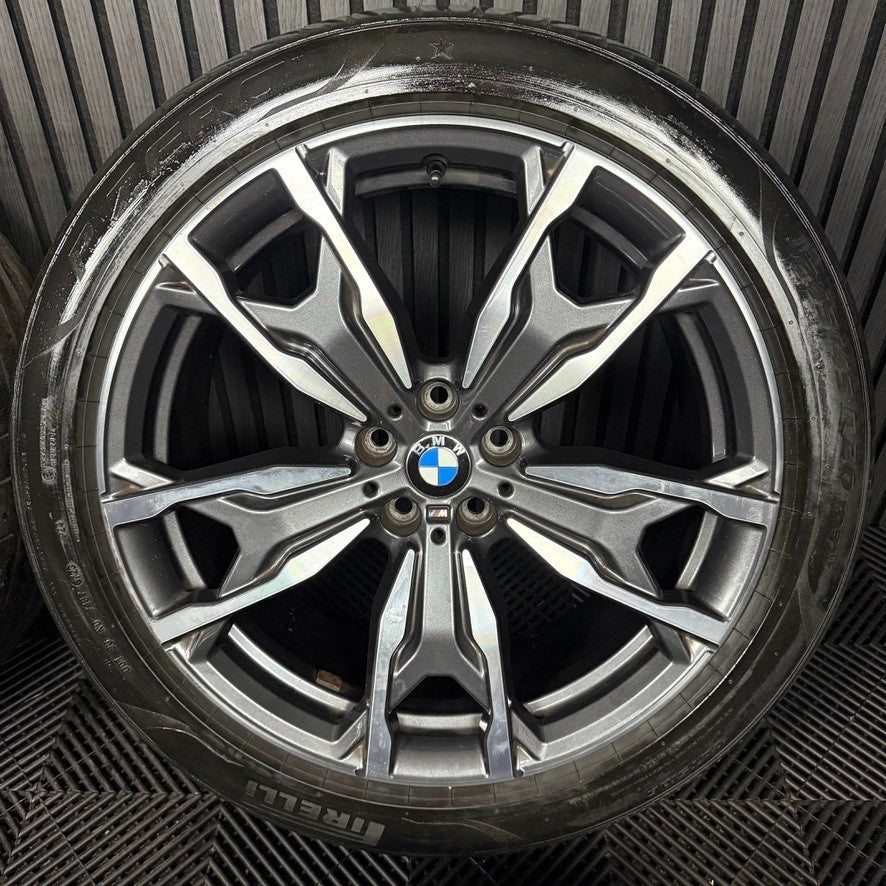 20'' GENUINE BMW X3 X4 G01 G02 787 M SPORT ALLOY WHEELS TYRES ALLOYS 8073791 92
