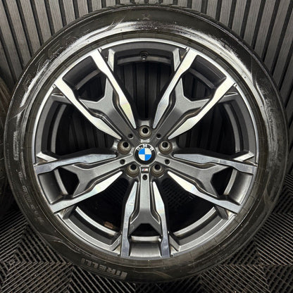 20'' GENUINE BMW X3 X4 G01 G02 787 M SPORT ALLOY WHEELS TYRES ALLOYS 8073791 92