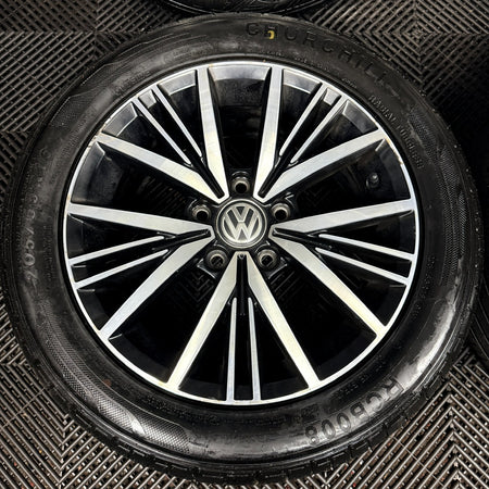 16'' VW Golf Mk7 Linas Mk8 Mk6 Alloy Wheels Tyres Alloys 5G0601025CD Genuine