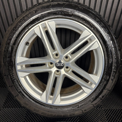 19'' GENUINE AUDI Q5 5 DOUBLE SPOKE S LINE ALLOY WHEELS TYRES 5X112  80A601025G