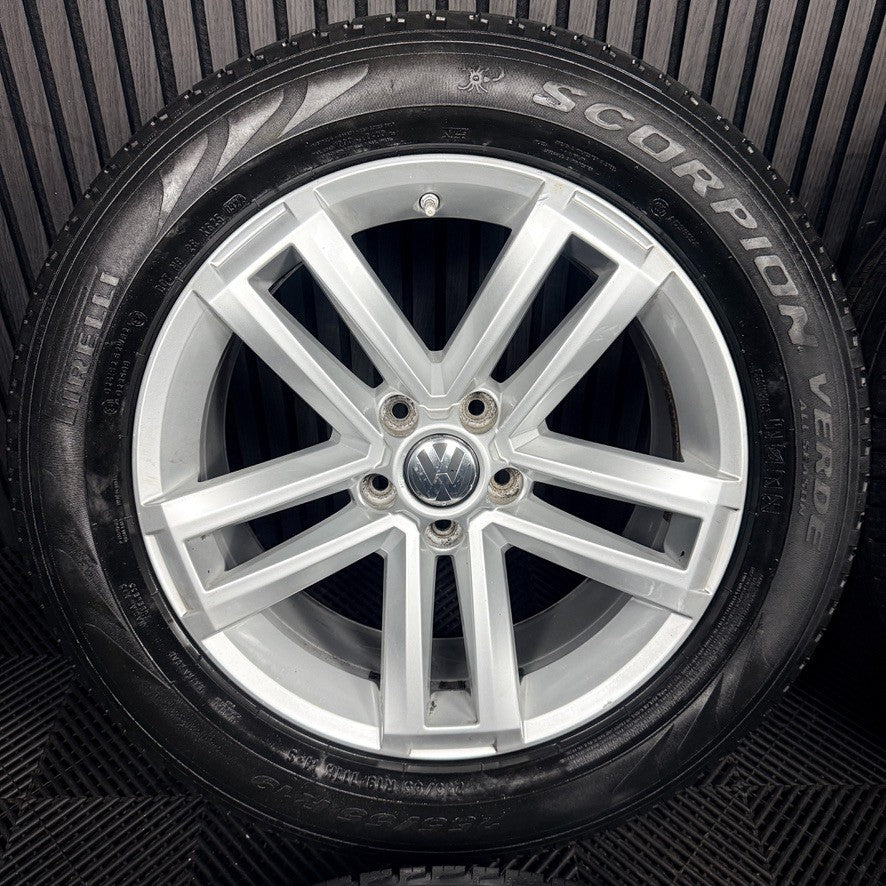 19" VW Amarok Cantera Silver Alloy Wheels Tyres Alloys 2H0601025AD Genuine