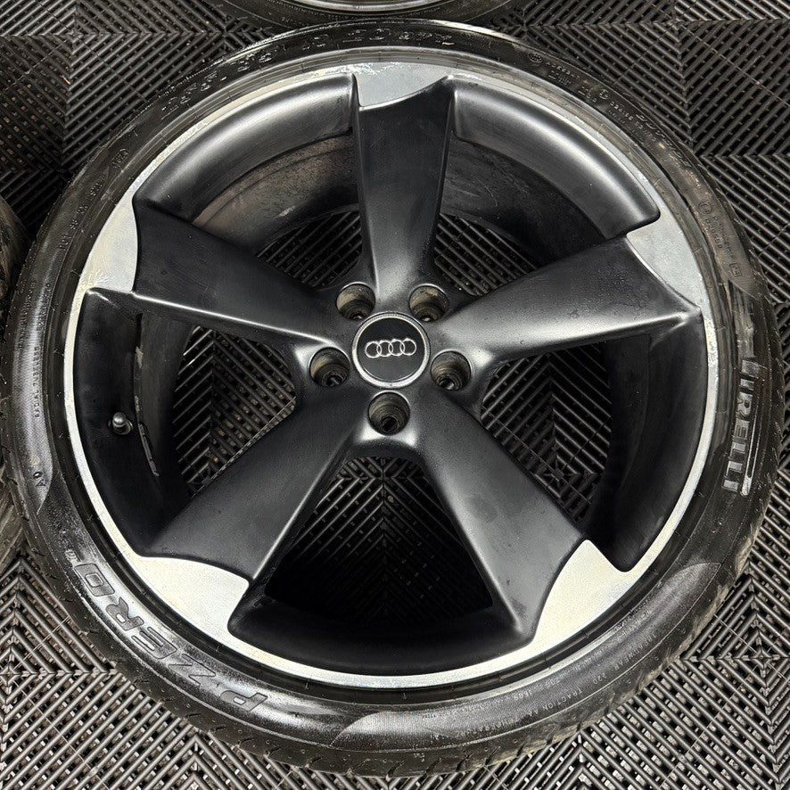 20'' GENUINE AUDI RSQ3 Q3 S LINE 5 SPOKE ROTORS WHEELS TYRE ALLOYS 8U0601025L