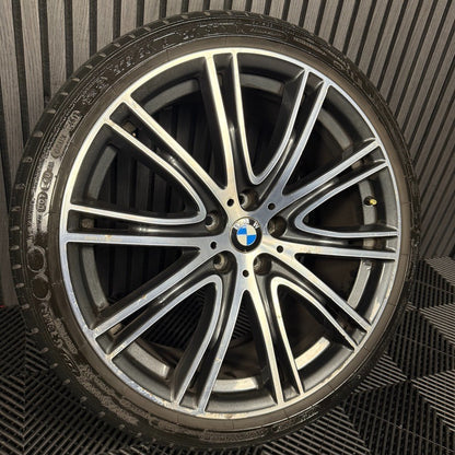 1X 20'' GENUINE BMW 5 SERIES 759 M G30 G31 SPORT ALLOY WHEEL REAR 8053502
