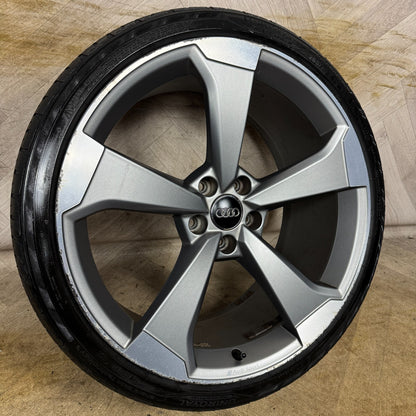 1X 20'' GENUINE AUDI A5 S LINE BLACK EDITION ROTOR WHEEL ALLOY TYRE 8W0601025CF