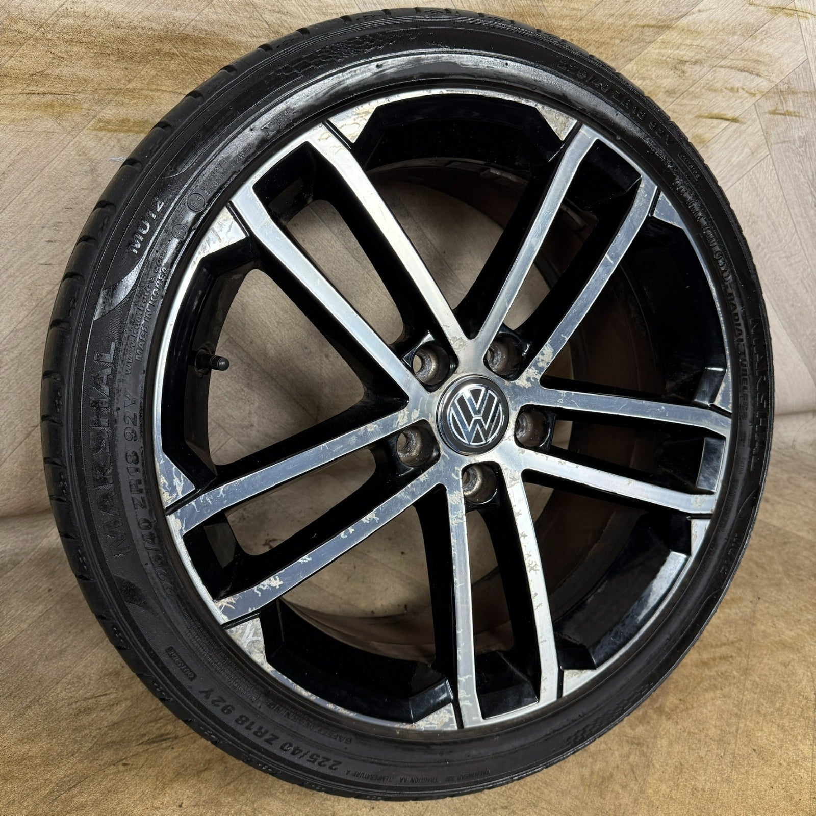 1X 18'' GENUINE VW GOLF GTD NOGARO GT GTI MK7 ALLOY WHEEL TYRE 5G0601025AQ