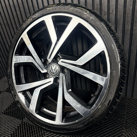 1X 19'' VW Golf Brescia Clubsport GTI MK7 Alloy Wheel Tyre 5G0601025CL Genuine