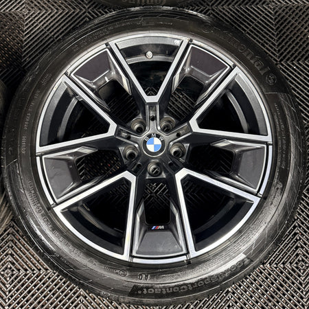 18'' BMW 4 Series I4 858 M Sport G26 G22 G23 Wheels Tyres Alloys 8747286 Genuine