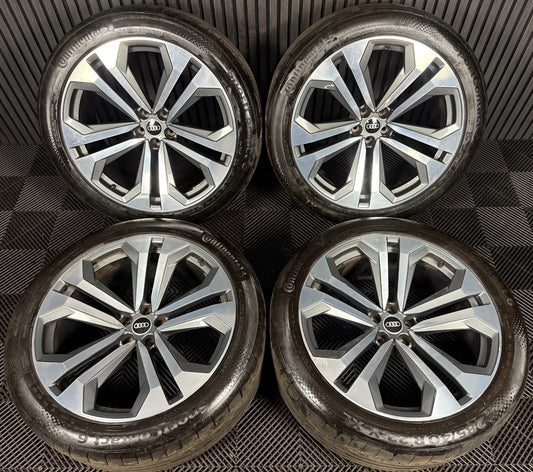 22'' GENUINE AUDI SQ8 Q8 S LINE 4M ALLOY WHEELS ALLOYS TYRES 4M8601025K