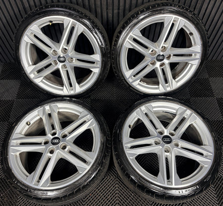 19'' Audi A3 A4 S Line Wheels Alloys Tyres 80A601025G Genuine