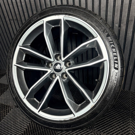 1X 19'' Audi A5 S5 S Line 5 Double Spoke Alloy Wheel Spare 8W0601025DF Genuine
