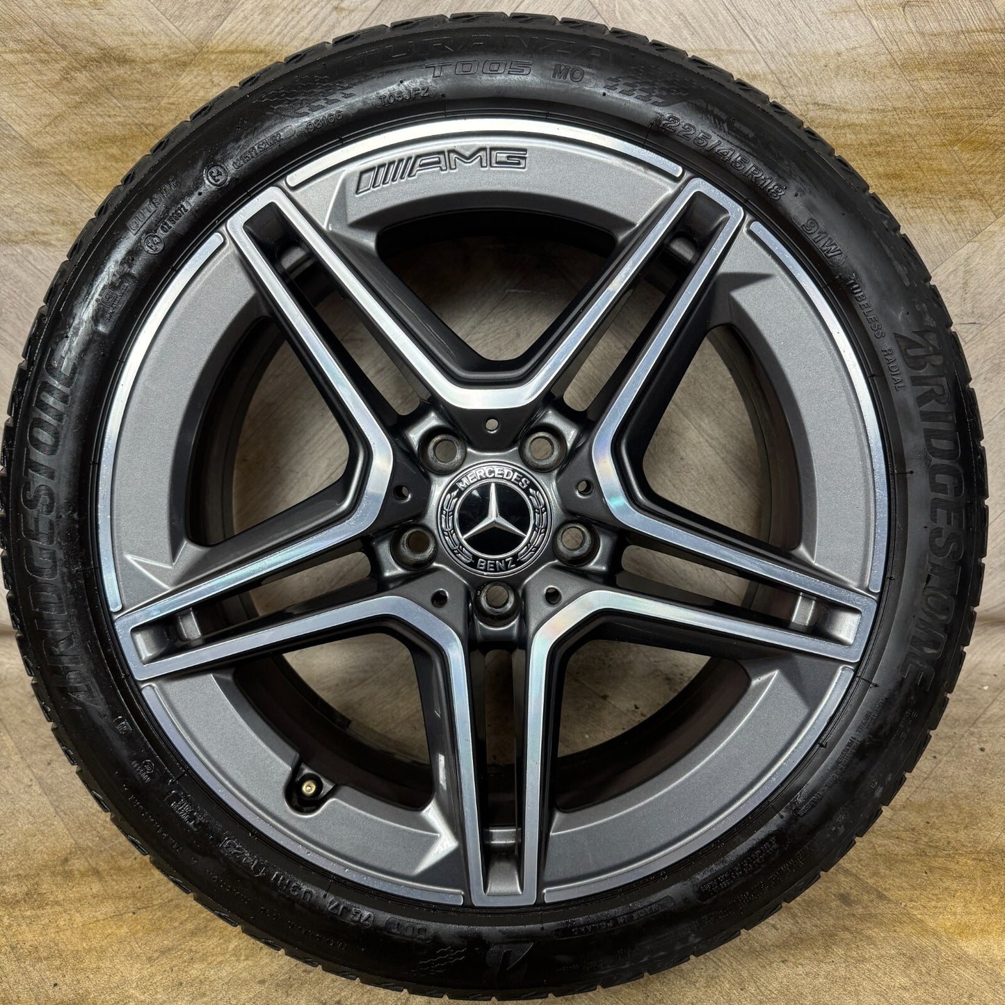 1X 18'' GENUINE AMG MERCEDES A CLASS CLA W177 SPORT ALLOY WHEEL TYRE A1774011500