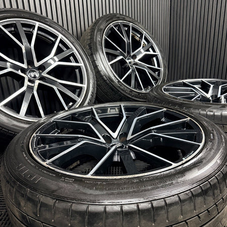 22'' Audi SQ8 Q8 S Line Black RS Alloy Wheels Tyres 4M8601025Q Genuine