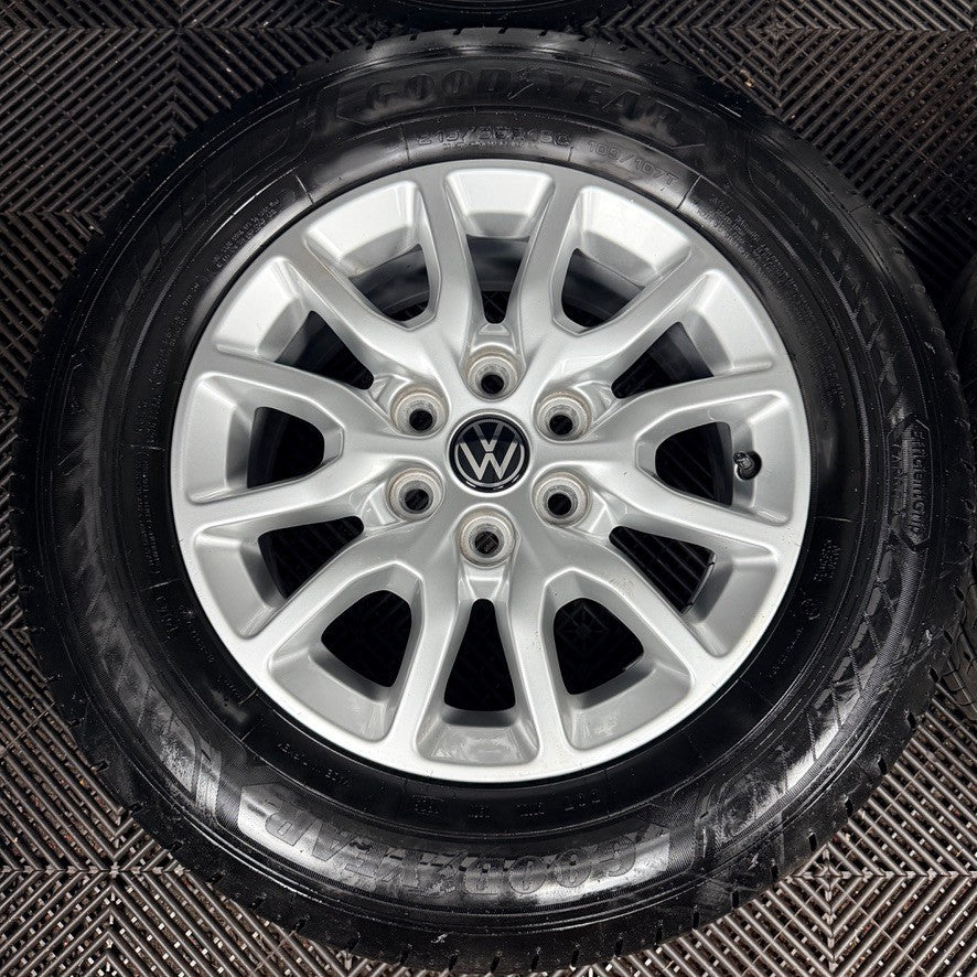 16'' Vw Transporter T7 Caravelle Alloy Wheels Tyres 7TG601025J S741-AB Genuine