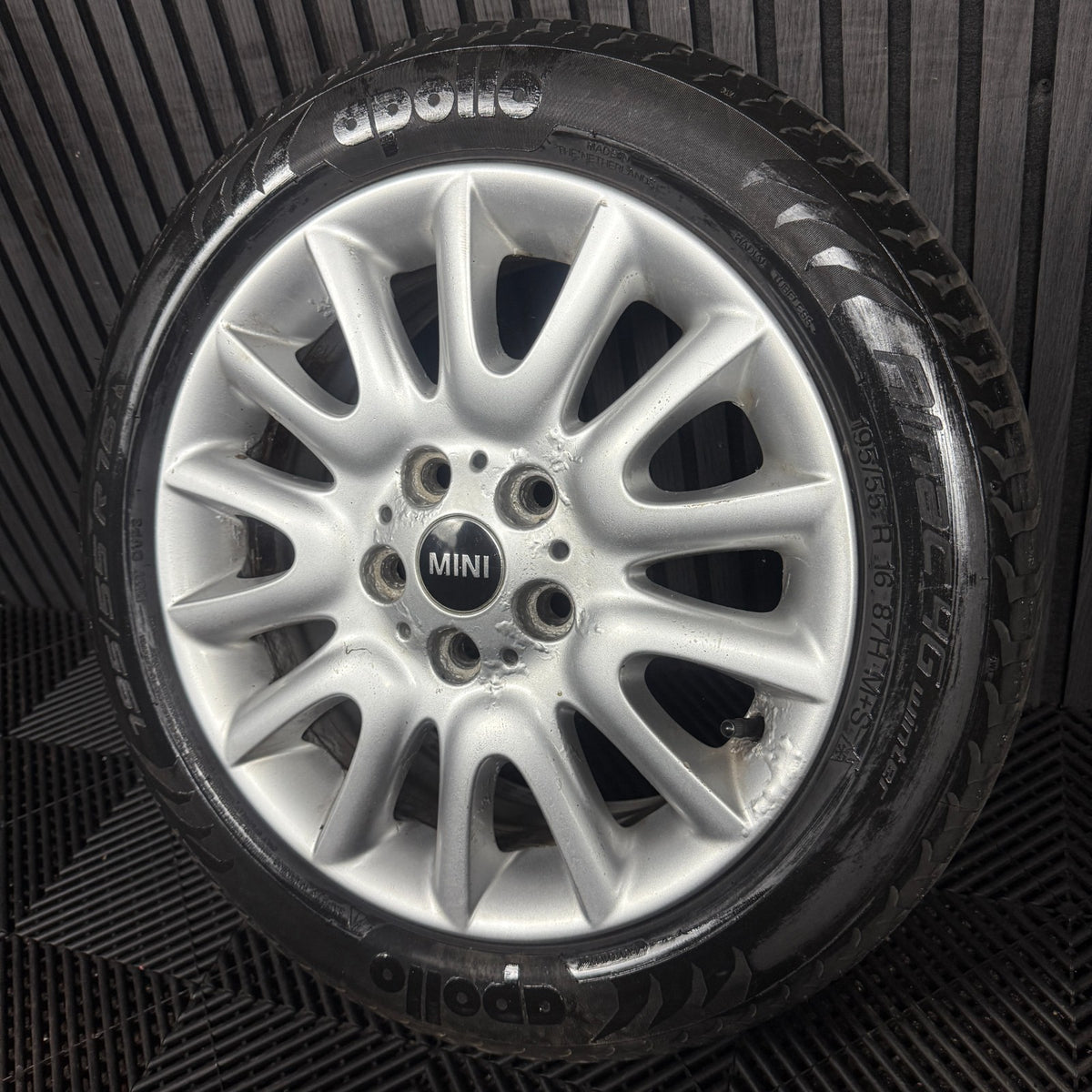 1X 16'' GENUINE MINI COOPER ONE D 495 VICTORY F55 F56 ALLOY WHEEL TYRE 6855104