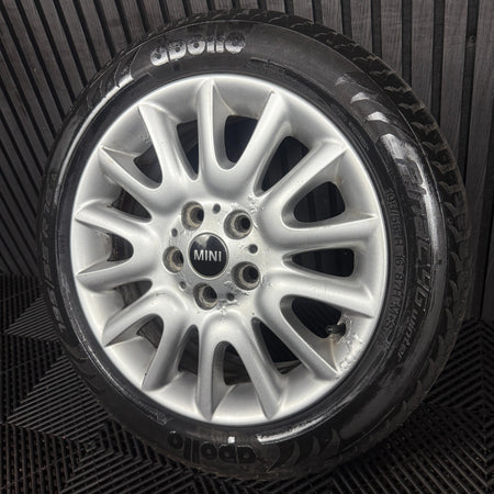 1X 16'' GENUINE MINI COOPER ONE D 495 VICTORY F55 F56 ALLOY WHEEL TYRE 6855104