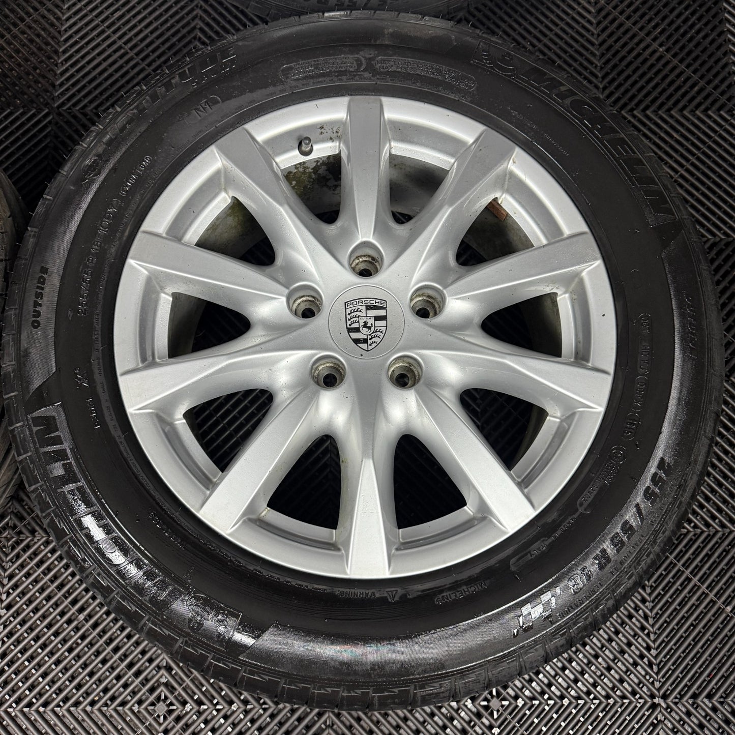 18'' GENUINE PORSCHE CAYENNE MULTISPOKE ALLOY WHEELS ALLOYS TYRES 7P5601025T