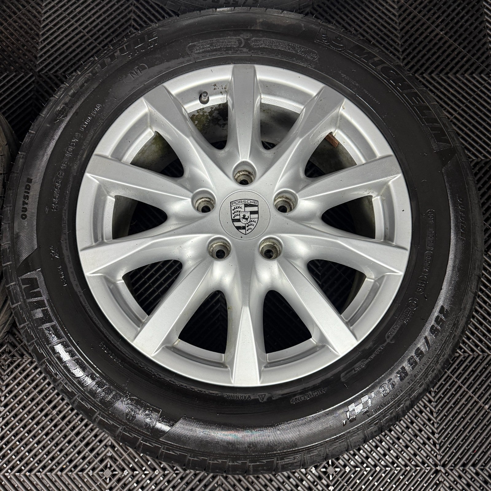 18'' GENUINE PORSCHE CAYENNE MULTISPOKE ALLOY WHEELS ALLOYS TYRES 7P5601025T