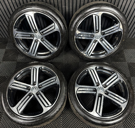 18" VW Golf R GTI Mk7 GT GTD Cadiz Wheels Tyre Alloy 5G0601025DQ Genuine