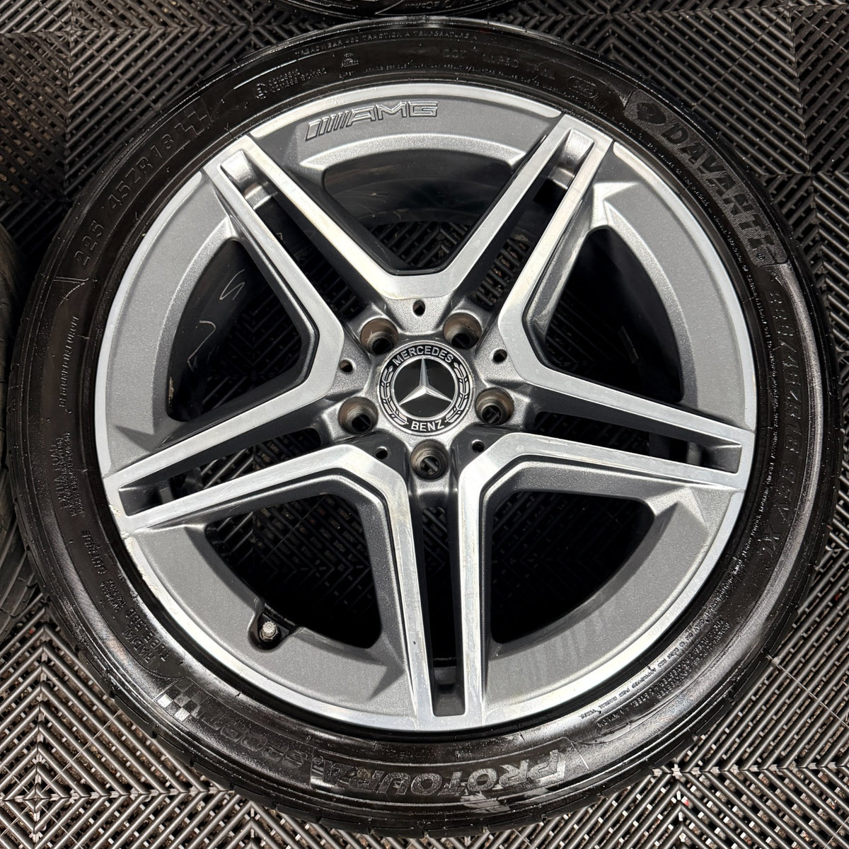 18'' Mercedes Amg A Class Cla B Alloy Wheels Tyres Alloys W177 Genuine