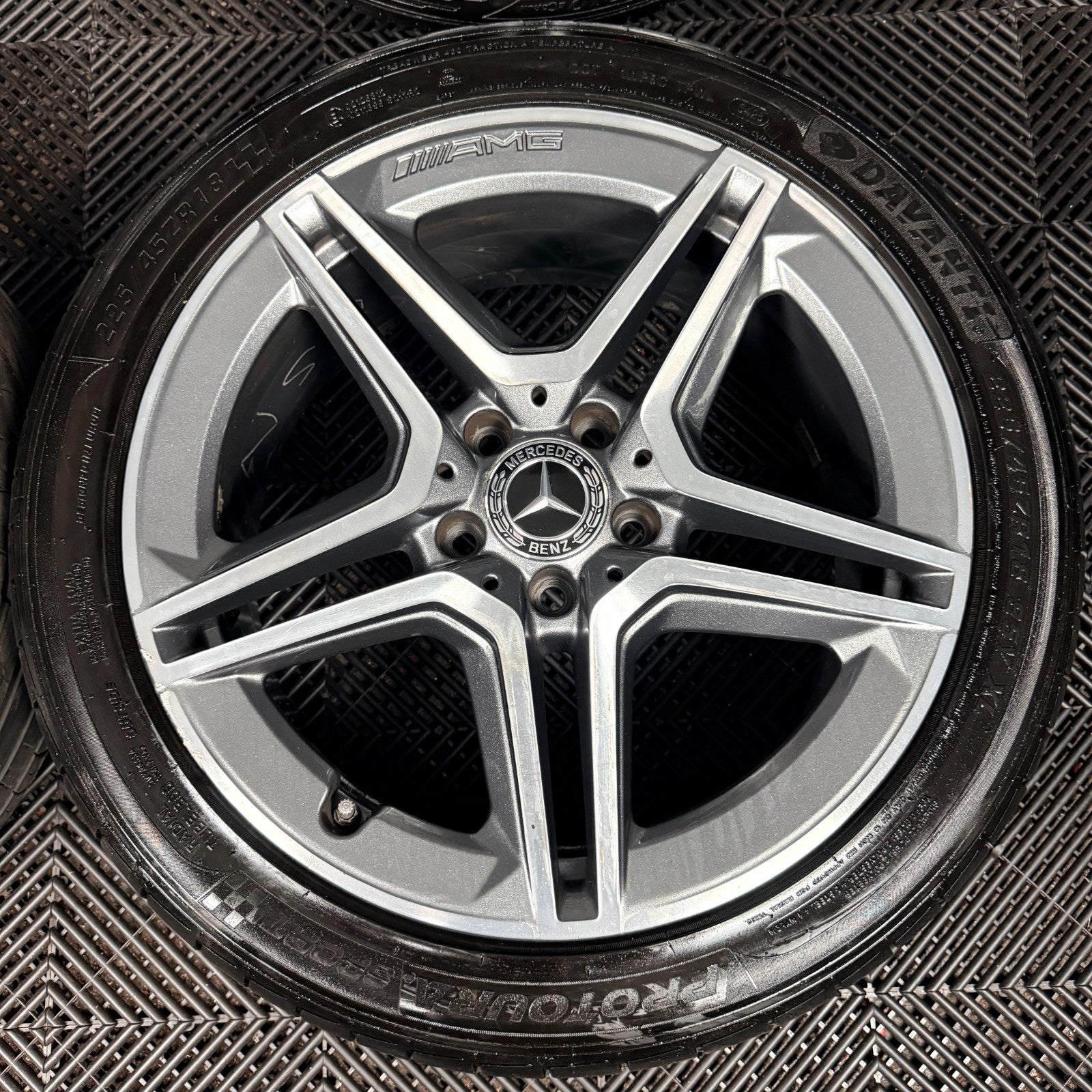 18'' Mercedes Amg A Class Cla B Alloy Wheels Tyres Alloys W177 Genuine