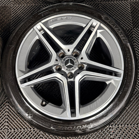 18'' Mercedes Amg A Class Cla B Alloy Wheels Tyres Alloys W177 Genuine