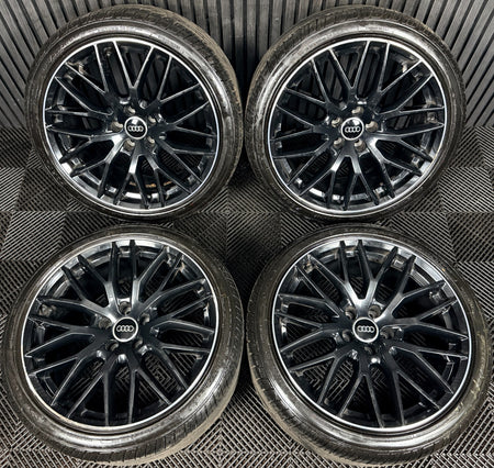 19'' Audi A5 S Line S5 Black Editions Wheel Alloys Tyres 8T0601025DL Genuine