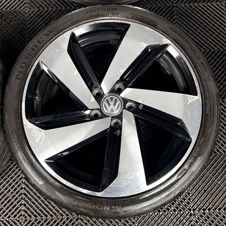 18" VW Golf GTI Mk7 GT GTD Milton Keynes Wheels Tyre Alloy 5G0601025CN Genuine