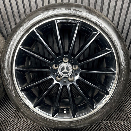 19'' AMG Mercedes GLA Black Multispoke Wheels Tyres Alloys A1564012800 Genuine