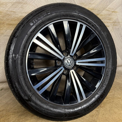 1X 18'' GENUINE VW TIGUAN PATAGONIA GREY ALLOY TYRE WHEEL SINGLE 5NA601025AB