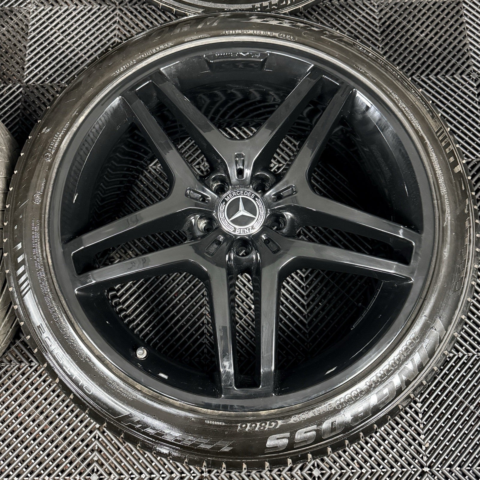 21” Mercedes AMG ML GLE Black Alloy Wheels Tyres W166 Genuine A1664012102