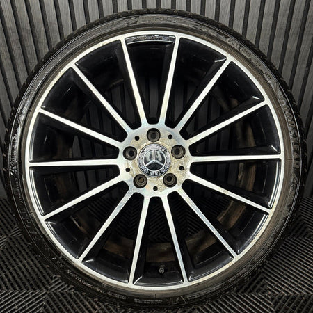1X 20" GENUINE AMG MERCEDES E CLASS BLACK ALLOY WHEEL BACK W213 A2134012300 REAR