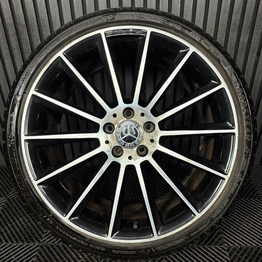 1X 20" GENUINE AMG MERCEDES E CLASS BLACK ALLOY WHEEL BACK W213 A2134012300 REAR