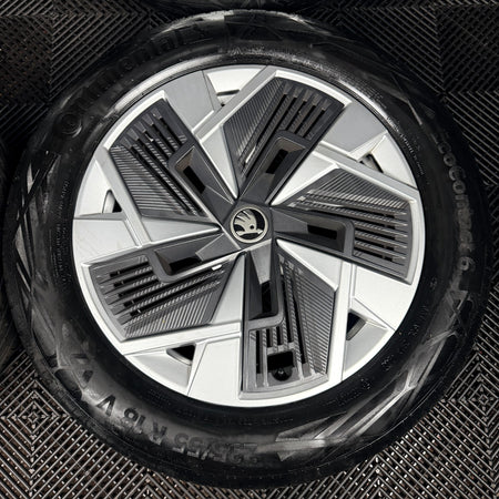18'' Skoda Kodiaq Alloy Wheels Tyres Plastic Inserts MK2 57H601025 Genuine