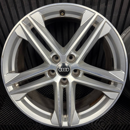 19'' Audi Q5 5 Double Spoke S Line Alloy Wheels 5X112 80A601025G Genuine