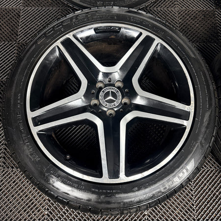 20” Mercedes AMG ML GLE Black DC Alloy Wheels Tyres W166 Genuine A1664012002