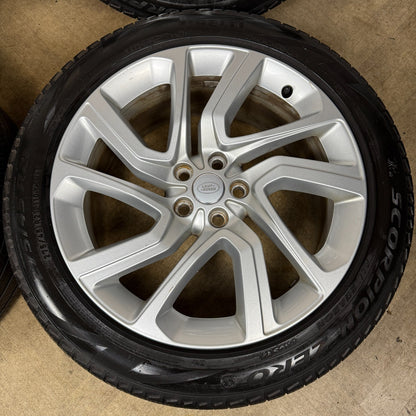 21" GENUINE RANGE ROVER SPORT LAND DISCOVERY WHEELS TYRES ALLOYS JK621007BA