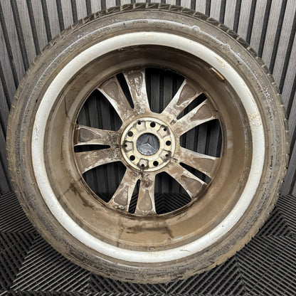 1X 18" GENUINE MERCEDES A B CLASS CLA SPORT ALLOY WHEELS TYRE W246 A2464010400