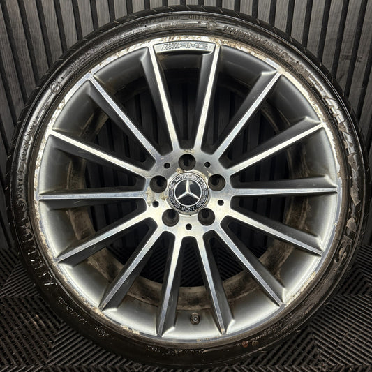 1X 20" GENUINE AMG MERCEDES E CLASS GREY DC ALLOY WHEEL W213 A2134012200 FRONT