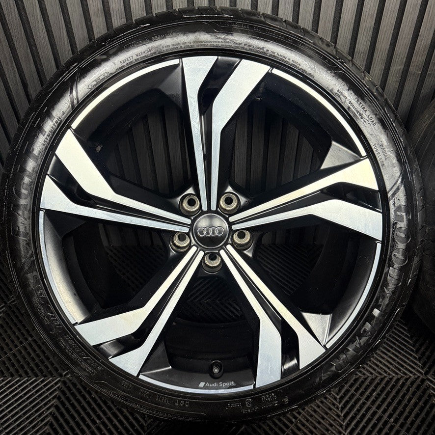 20'' GENUINE AUDI RSQ3 Q3 S LINE 5 SPOKE ALLOY WHEELS TYRE ALLOYS 83A601025AC