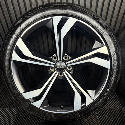 20'' GENUINE AUDI RSQ3 Q3 S LINE 5 SPOKE ALLOY WHEELS TYRE ALLOYS 83A601025AC