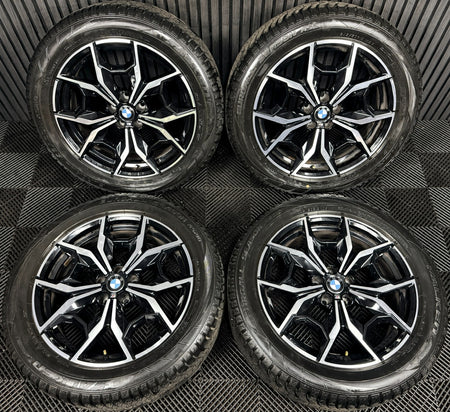 19'' Bmw X3 X4 G01 G02 887 M Sport Alloy Wheels Winter Tyres 7916263 Genuine